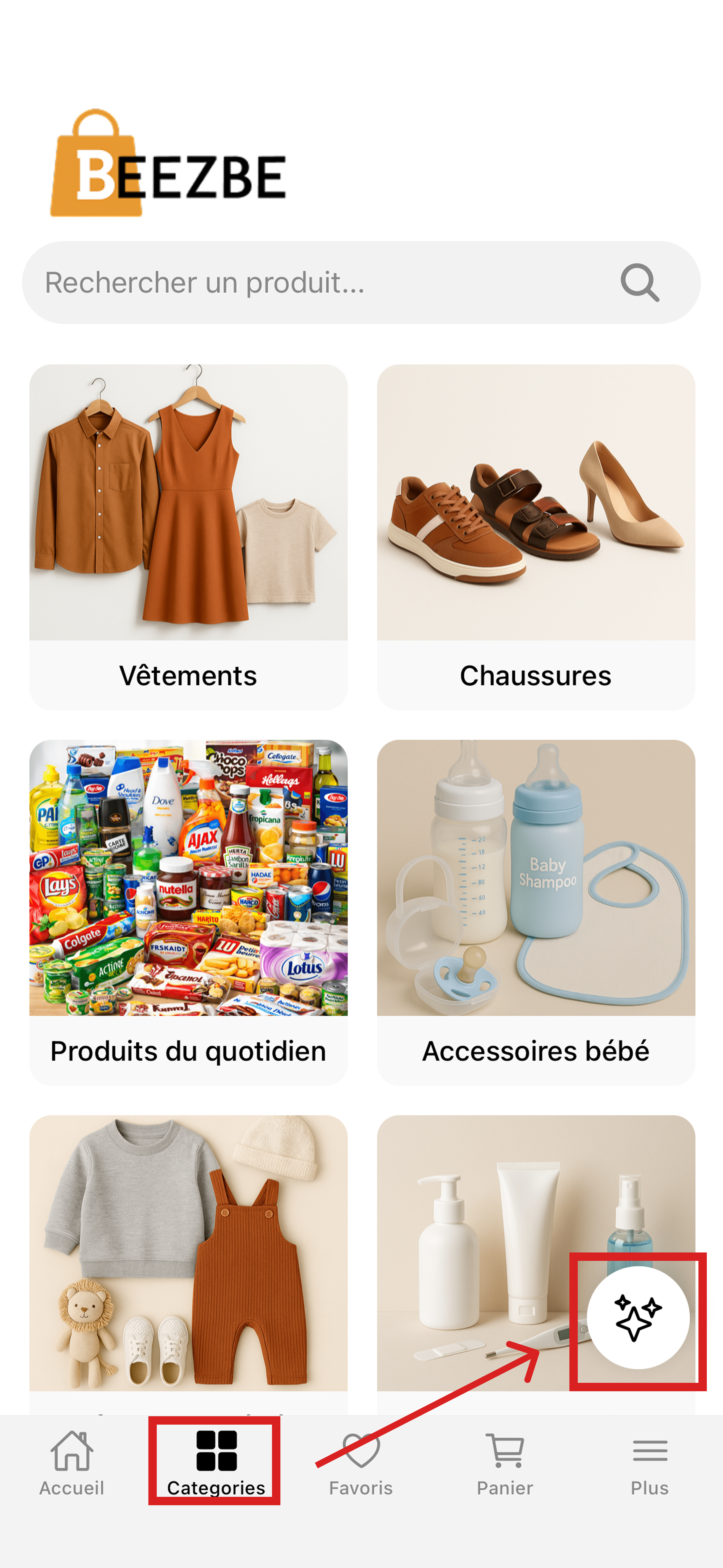 Option de commande à l'étranger